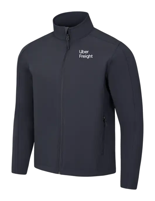 Charcoal Grey Core Soft Shell Jacket w/Uber Freight Logo