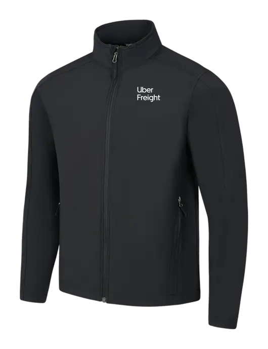 Black Core Soft Shell Jacket w/Uber Freight Logo
