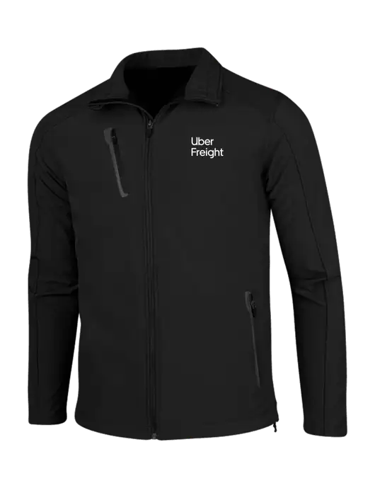 Black Welded Softshell Jacket w/Uber Freight Logo
