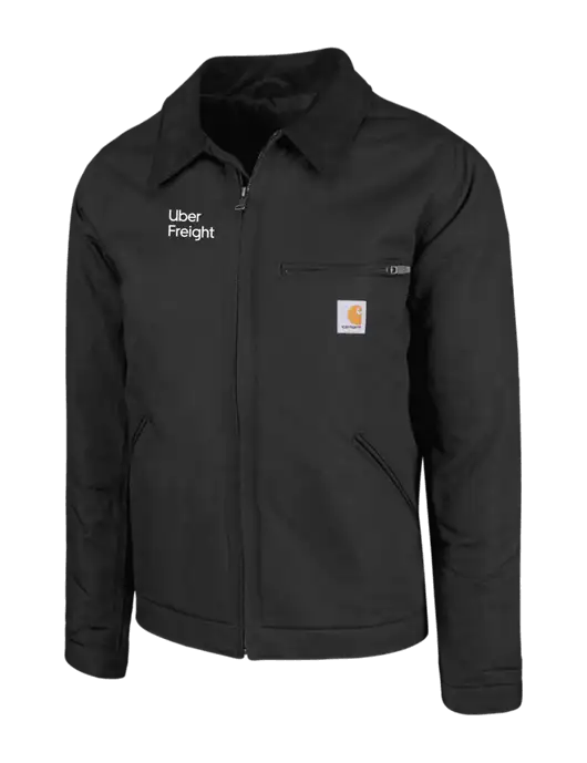 Carhartt Black Duck Detroit Jacket w/Uber Freight Logo