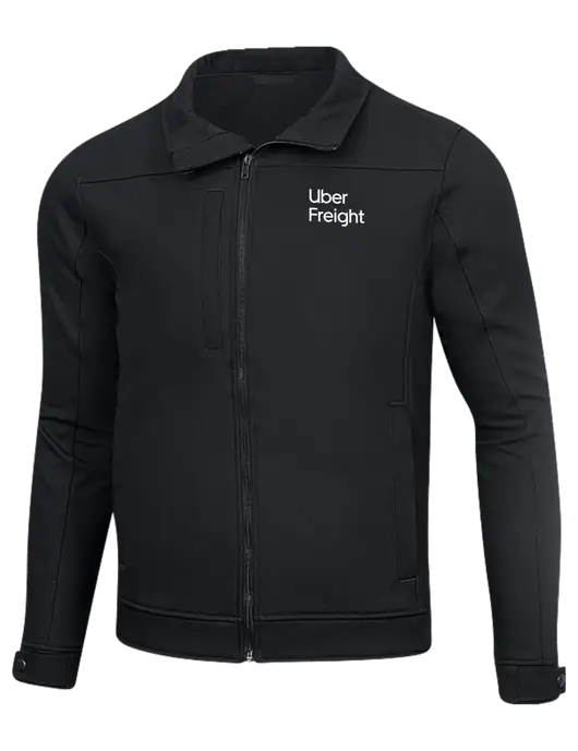 Cornerstone Charcoal Duck Bonded Soft Shell Jacket w/Uber Freight Logo
