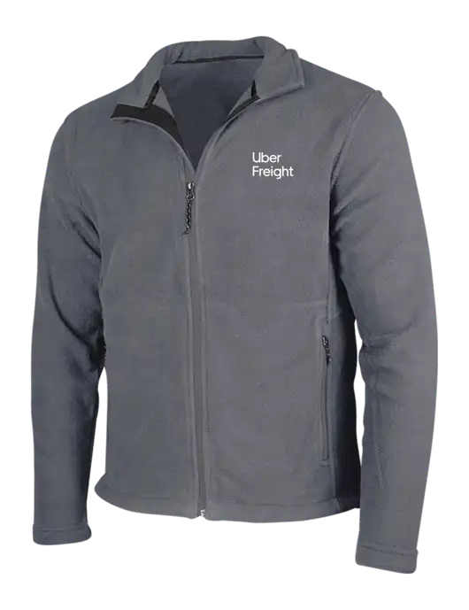 Medium Grey Fleece Jacket w/Uber Freight Logo