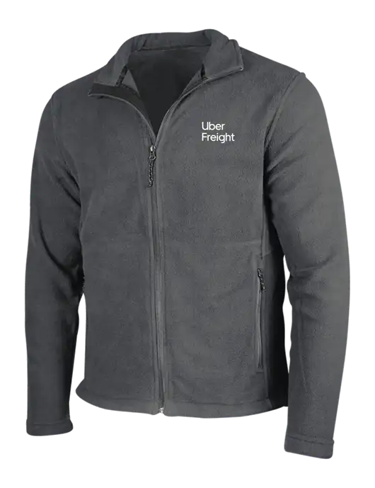 Dark Grey Fleece Jacket w/Uber Freight Logo