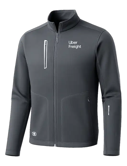 OGIO Dark Grey Endurance Fulcrum Full-Zip w/Uber Freight Logo