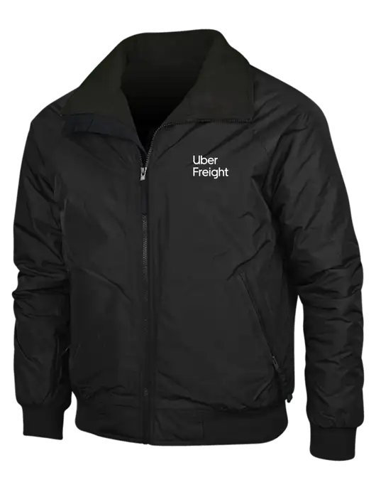 True Black/True Black Classic Challenger Jacket w/Uber Freight Logo