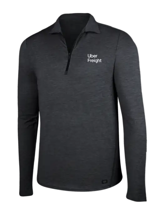 OGIO Blacktop Heather Endurance Force 1/4 Zip w/Uber Freight Logo
