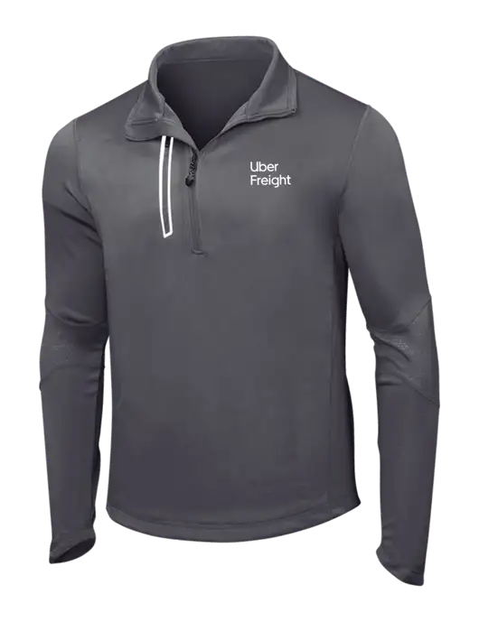 OGIO Gear Grey Endurance Fulcrum 1/4 Zip w/Uber Freight Logo