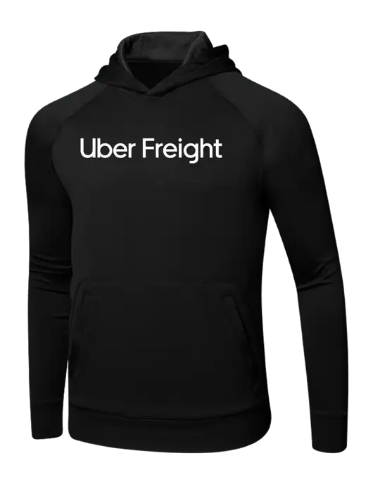 Tech Black Fleece Hooded Sweatshirt w/Uber Freight Logo