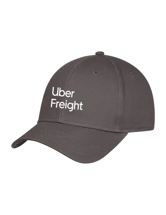 Charcoal Structured Cap Hook & Loop w/Uber Freight Logo