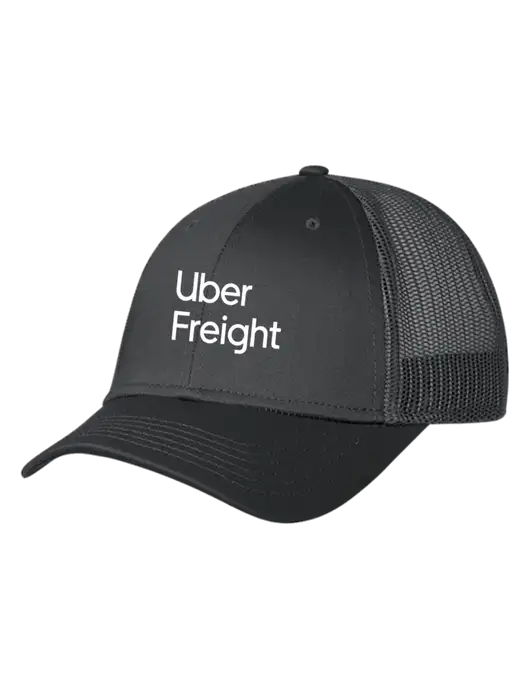 Charcoal Mesh Trucker Cap Snap Back w/Uber Freight Logo