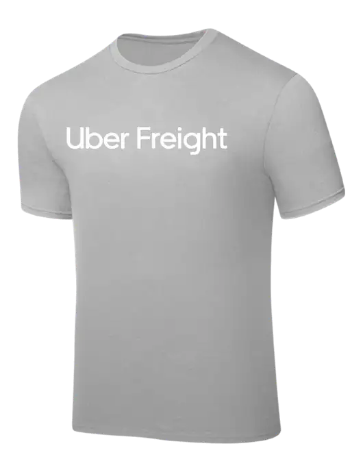 Silver PosiCharge Competitor Tee w/Uber Freight Logo