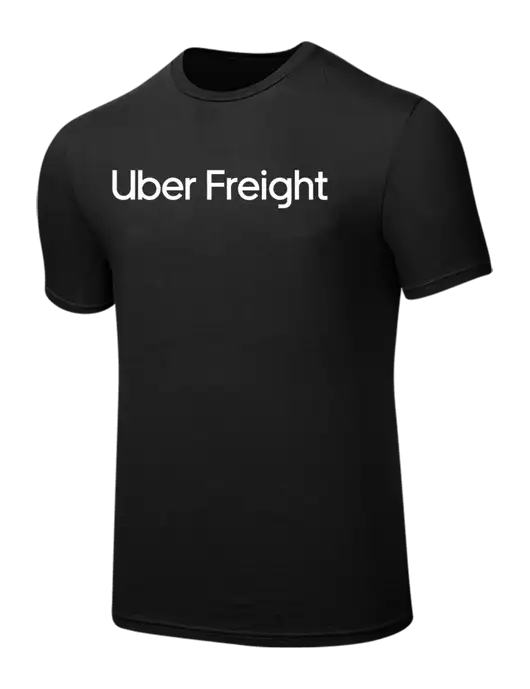 Seriously Soft Black T-Shirt w/Uber Freight Logo
