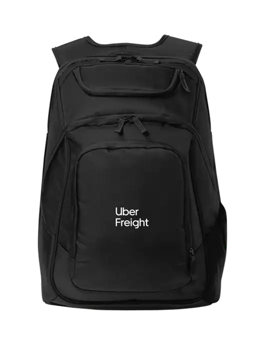 Executive Black Laptop Backpack w/Uber Freight Logo
