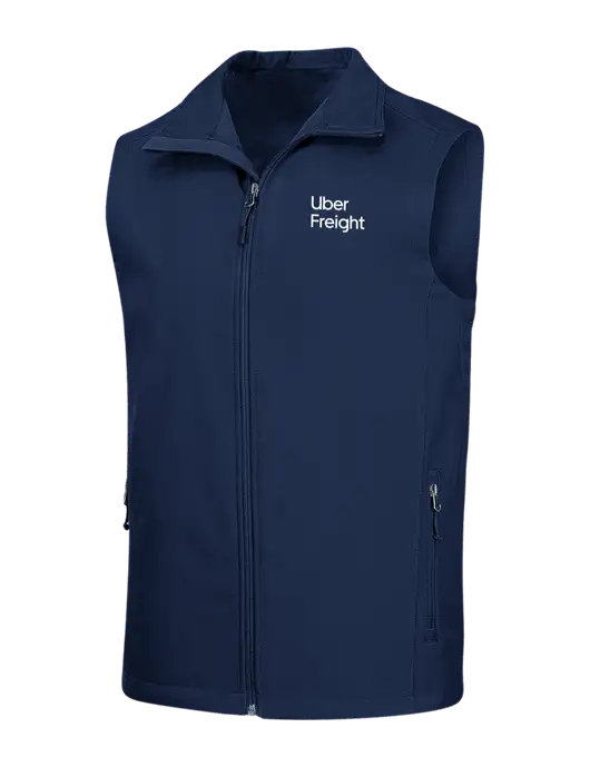 Navy Core Soft Shell Vest w/Uber Freight Logo