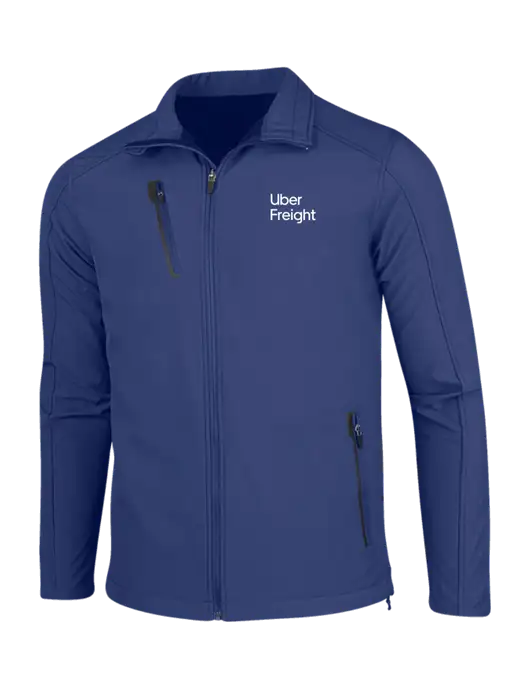 Dark Royal Welded Softshell Jacket w/Uber Freight Logo