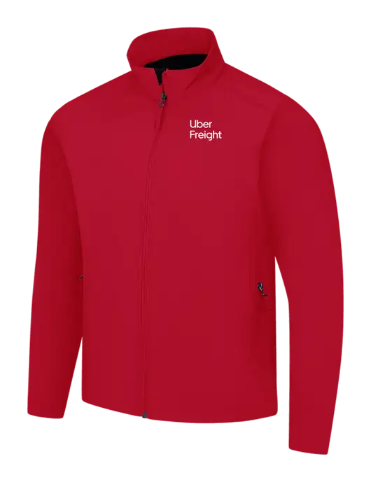 Red Core Soft Shell Jacket w/Uber Freight Logo