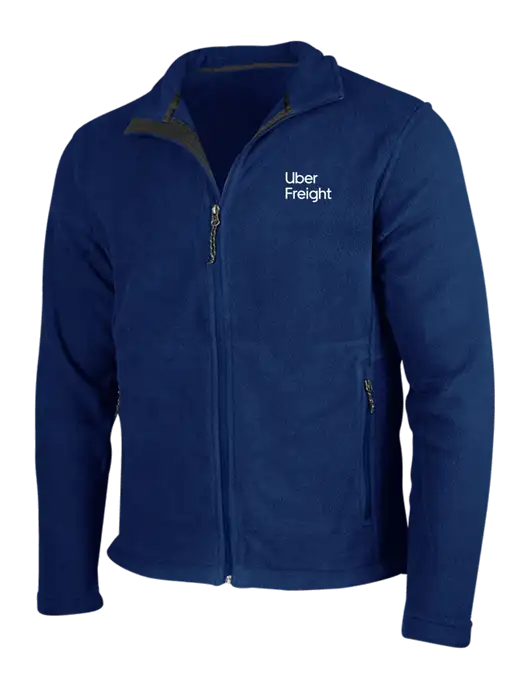 Navy Fleece Jacket w/Uber Freight Logo
