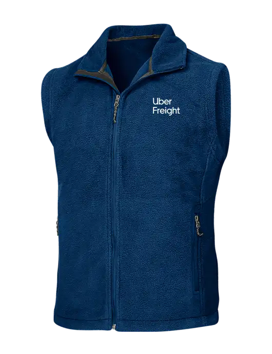 Navy Fleece Vest w/Uber Freight Logo