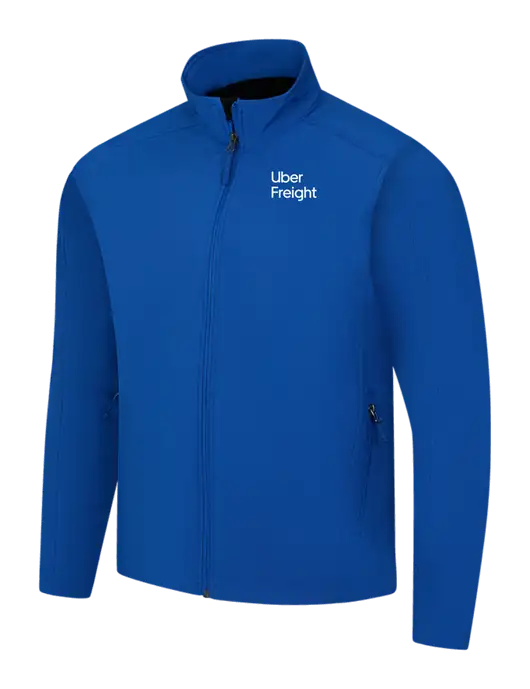 Dark Royal Core Soft Shell Jacket w/Uber Freight Logo