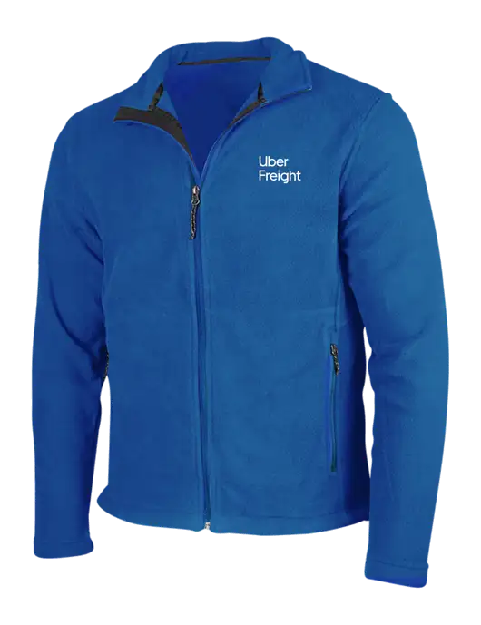 Dark Royal Fleece Jacket w/Uber Freight Logo