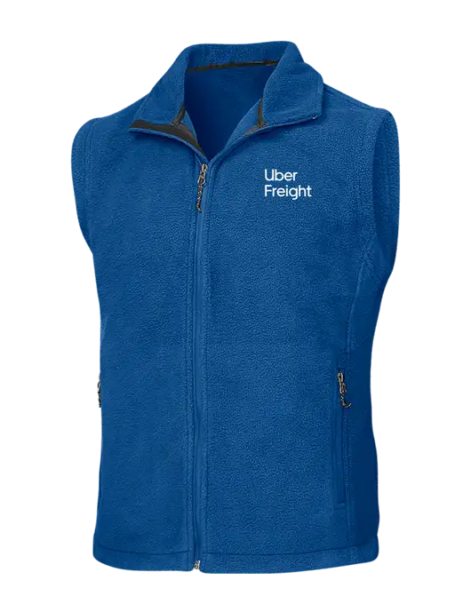 Royal Fleece Vest w/Uber Freight Logo