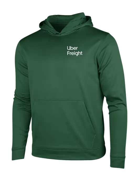 Forest Green Sport-Wick Fleece Hooded Pullover w/Uber Freight Logo