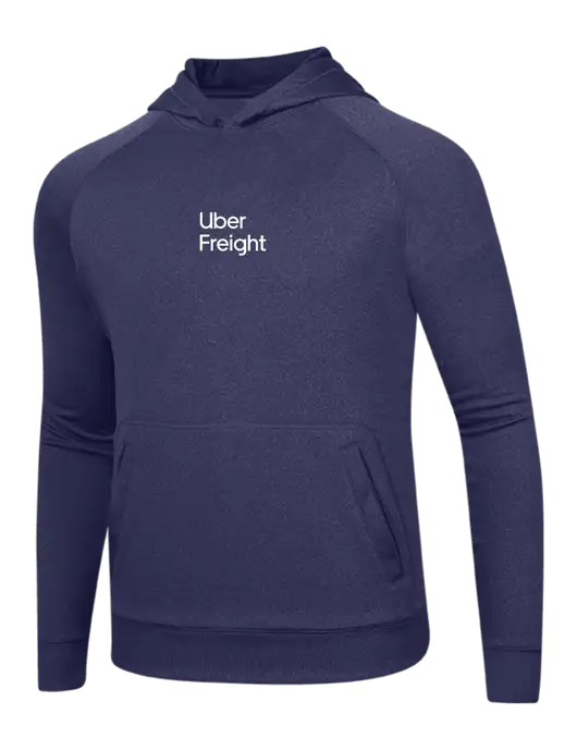 Tech True Navy Fleece Hooded Sweatshirt w/Uber Freight Logo