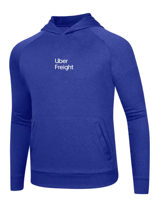 Tech True Royal Fleece Hooded Sweatshirt w/Uber Freight Logo