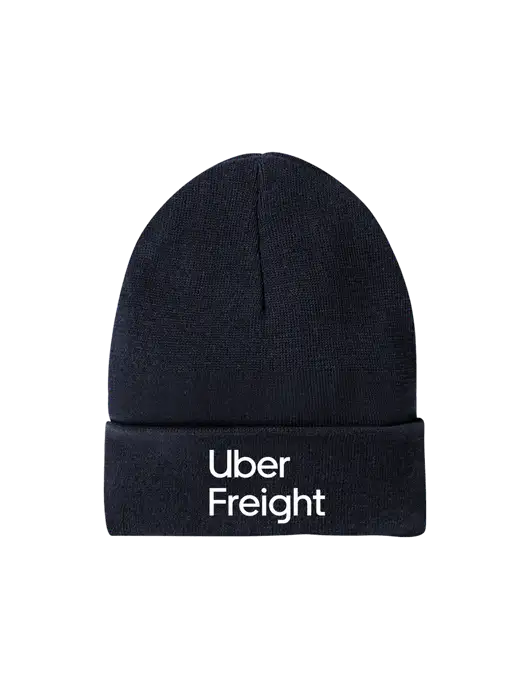 Recycled True Navy Beanie w/Uber Freight Logo
