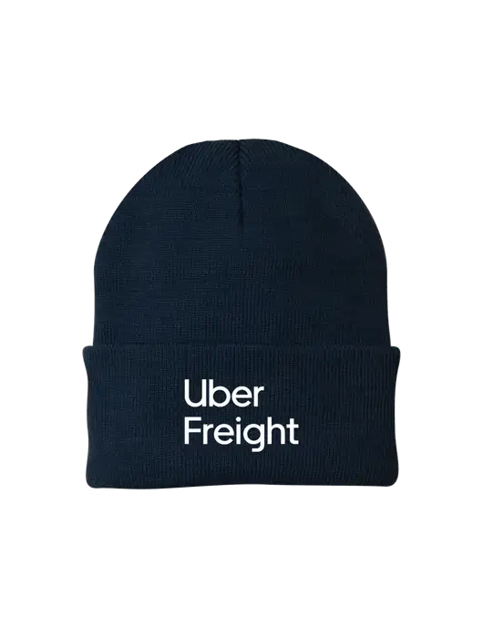 Navy Knit Cap w/Uber Freight Logo