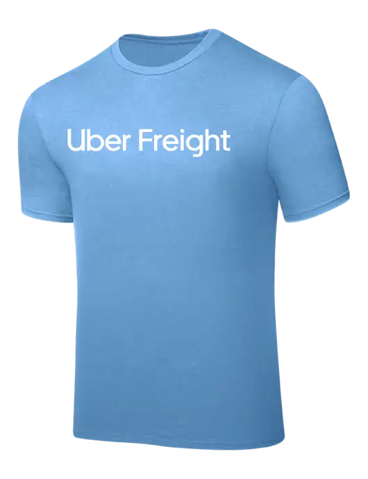 Carolina Blue PosiCharge Competitor Tee w/Uber Freight Logo