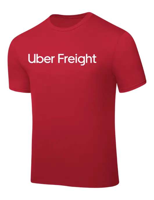Red PosiCharge Competitor Tee w/Uber Freight Logo