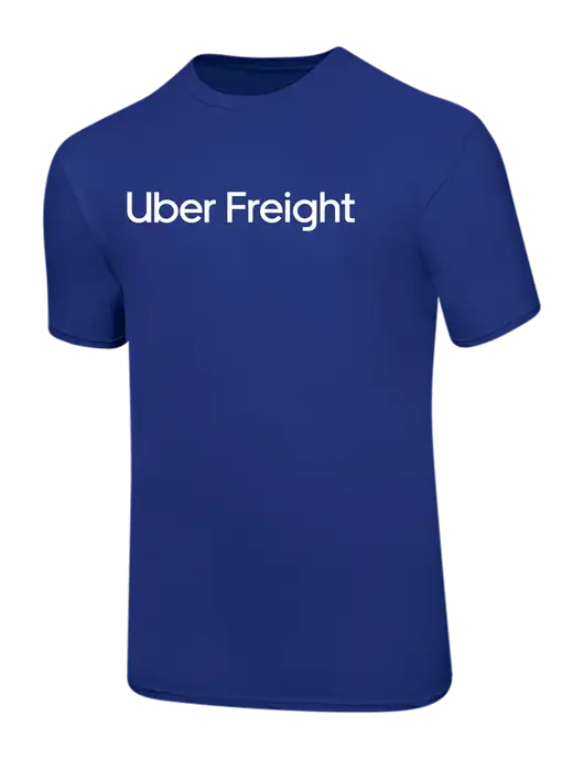 Ring Spun Royal 4.5 oz T-Shirt w/Uber Freight Logo