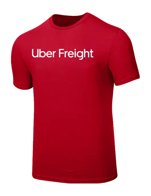 Seriously Soft Red T-Shirt w/Uber Freight Logo