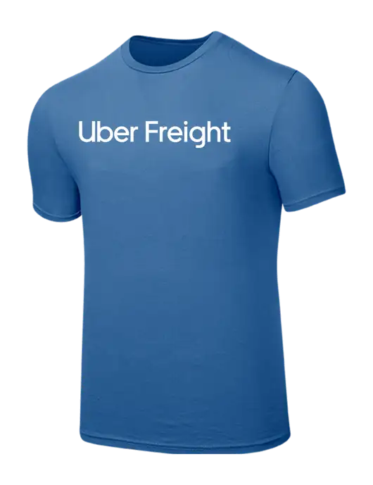 Seriously Soft Light Navy T-Shirt w/Uber Freight Logo