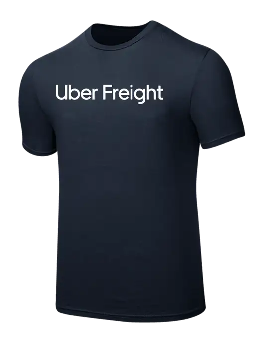 Seriously Soft Navy T-Shirt w/Uber Freight Logo