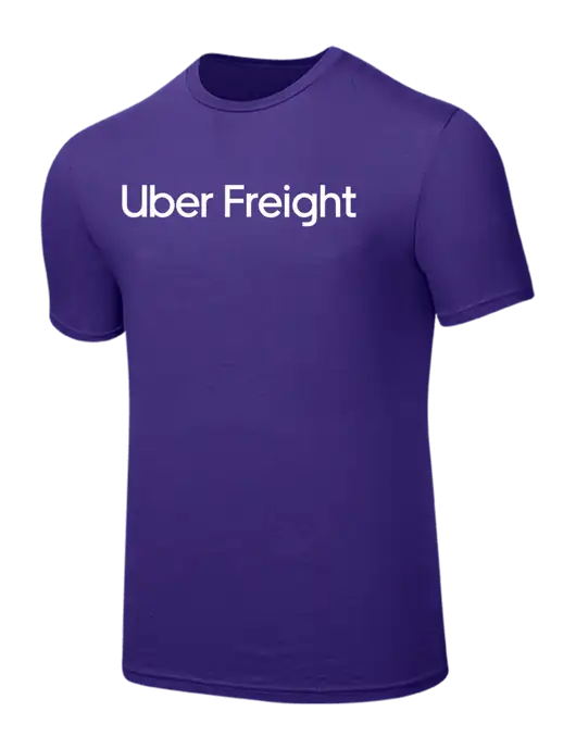 Seriously Soft Purple T-Shirt w/Uber Freight Logo