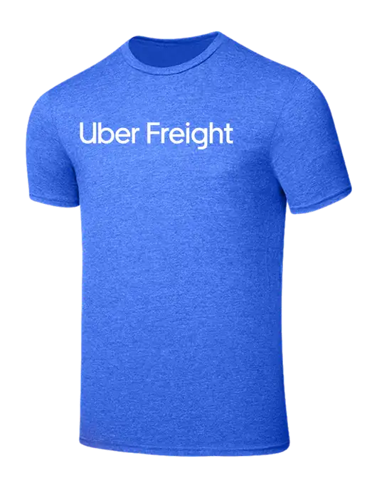 Seriously Soft Royal Frost T-Shirt w/Uber Freight Logo